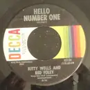 7inch Vinyl Single - Kitty Wells And Red Foley - Hello Number One / Happiness Means You