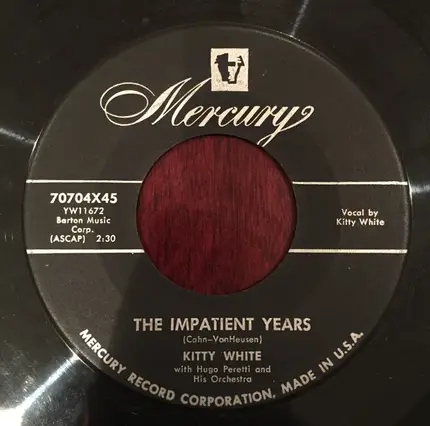 Kitty White - Rice/The Impatient Years