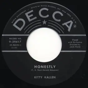 Kitty Kallen - Honestly / I'd Never Forgive Myself