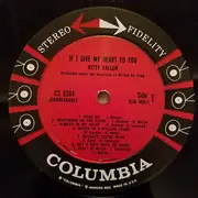 LP - Kitty Kallen - If I Give My Heart To You