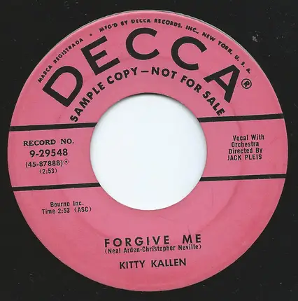 Kitty Kallen - If It's A Dream