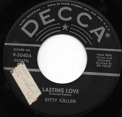 Kitty Kallen - Lasting Love / Long Lonely Nights