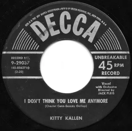 Kitty Kallen - Little Things Mean A Lot