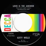 Kitty Wells - Love Is The Answer / A Bridge I Just Can't Burn