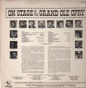 LP - Kitty Wells, The Wilburn Brothers, Patsy Cline - On Stage at the Grand Ole Opry