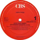 12inch Vinyl Single - Kiwi & Tess - Give Your Heart