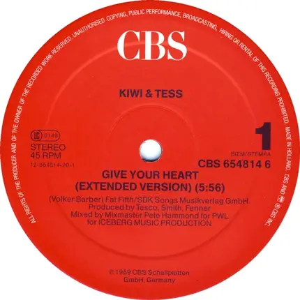 Kiwi & Tess - Give Your Heart