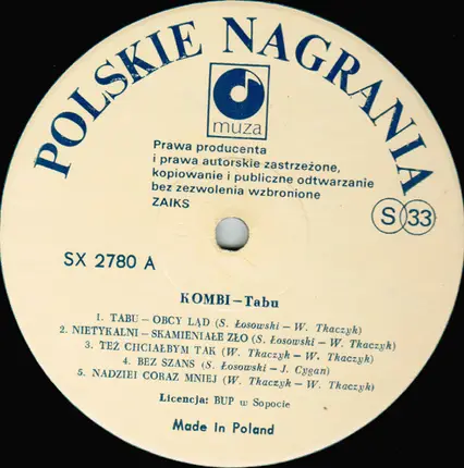 Kombi - Tabu