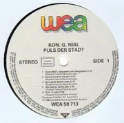 LP - Kon.G.nial - Keine Zeit / Puls Der Stadt - RARE AUSTRIAN SYNTH