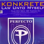 12inch Vinyl Single - Konkrete - Law Unto Myself - =MISS ROCK & ELECTRO KID K: 2 ANGRY YOUNG WOMEN(.