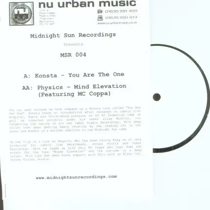 Konsta / Physics - You Are The One / Mind Elevation