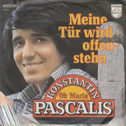 Konstantin Pascalis - Meine Tür Wird Offenstehn
