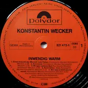 LP - Konstantin Wecker - Inwendig Warm