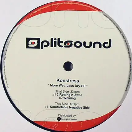 Konstress - More Wet, Less Dry EP