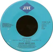 7inch Vinyl Single - Kool Moe Dee - Let's Go / No Respect