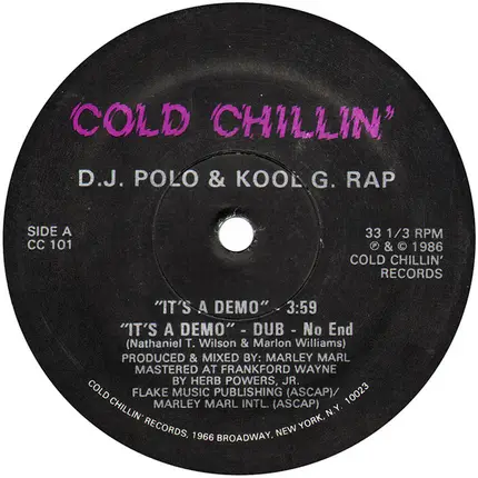 Kool G Rap & D.J. Polo - It's A Demo / I'm Fly