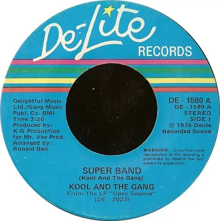 Kool & The Gang - Super Band / Sunshine