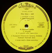 LP - Kodály - Háry János Suite · Marosszék Dances · Galánta Dances