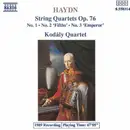 CD - Kodaly Quartet - Haydn Streichquartette Op. 76 1-3 Koda