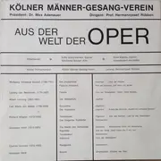 LP - Kölner Männergesangverein - 1842 1967 (Festkonzert Aus Anlaß Des 125-jährigen Bestehens Am 22. April 1967 Im Kölner Gürzenich)