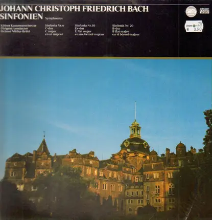 Kölner Kammerorchester unter Müller-Brühl - J.C.F.Bach - Sinfonien