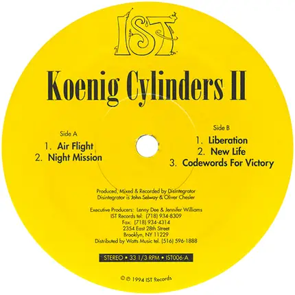Koenig Cylinders - Koenig Cylinders II