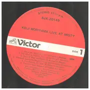 LP - Koji Moriyama - Live At Misty
