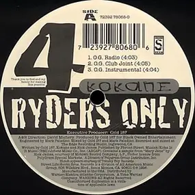 Kokane - 4 ryders only