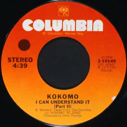 Kokomo - I Can Understand It