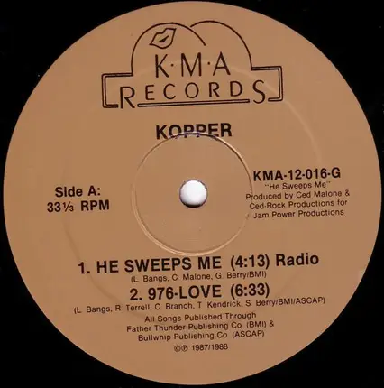 Kopper - He Sweeps Me / 976-Love
