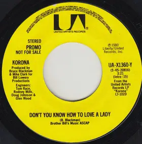 Korona - Don't You Know How To Love A Lady