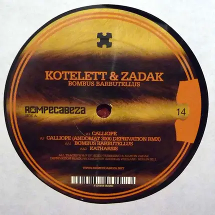 Kotelett & Zadak - BOMBUS BARBUTELLUS