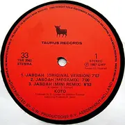 12inch Vinyl Single - Koto - Jabdah (Special Remix)
