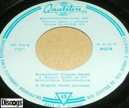 Kovács József / Harsányi Frigyes - Jöjj Vissza Hozzám / Valahol Ebben A Percben