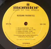 LP - Kovriga Balalaika Orchestra - Russian Favorites