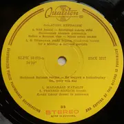 LP - Kozák Gábor József Népi Zenekara, Katalin Madarász, Tekeres Sándor, Apollónia Kovács, Varga And - Folk Songs From The Balaton District - Mono