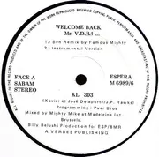 12inch Vinyl Single - KL 303 - Welcome Back Mr. V.D.B.! ...