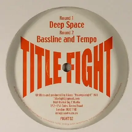 Klaus Hill - Deep Space / Bassline And Tempo