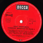 LP - Klaus Wunderlich - Hammond Sensationen In Phase Four