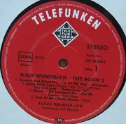 LP - Klaus Wunderlich - Hits Again 3