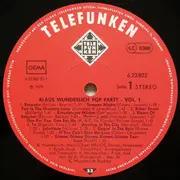 LP - Klaus Wunderlich - Pop Party - Vol.1 (28 Party-Hits Nonstop)