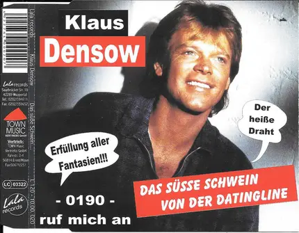 Klaus Densow - Das Süsse Schwein Von Der Datingline