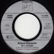7inch Vinyl Single - Klaus Densow - So Ein Mädchen Wie Du
