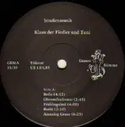 LP - Klaus der Fiedler und Toni - Straßenmusik - rare buskers folk