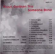CD - Klaus Gertken Trio - Someone Blind