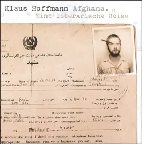 Klaus Hoffmann - Afghana-Eine Literarische Reise