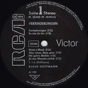 LP - Klaus Hoffmann - Veränderungen