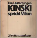 LP - Klaus Kinski, Francois Villon - Kinski Spricht Villon 2