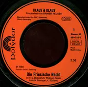 7inch Vinyl Single - Klaus & Klaus - Die Friesische Nacht
