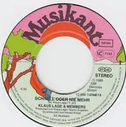 7inch Vinyl Single - Klaus Lage & Members - Sooo Lacht Nur Sie (Die Malerin)